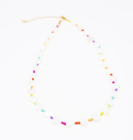 Rainbow Hearts Necklace