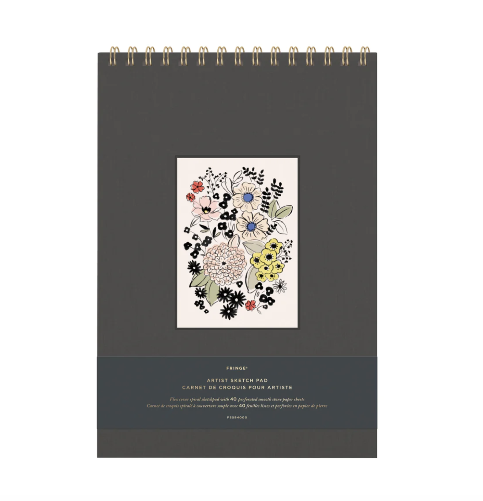 French Market Spiral Sketchbook Rock Paper Scissors