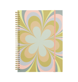 Kaleidoscope Floral Undated Calendar Notebook