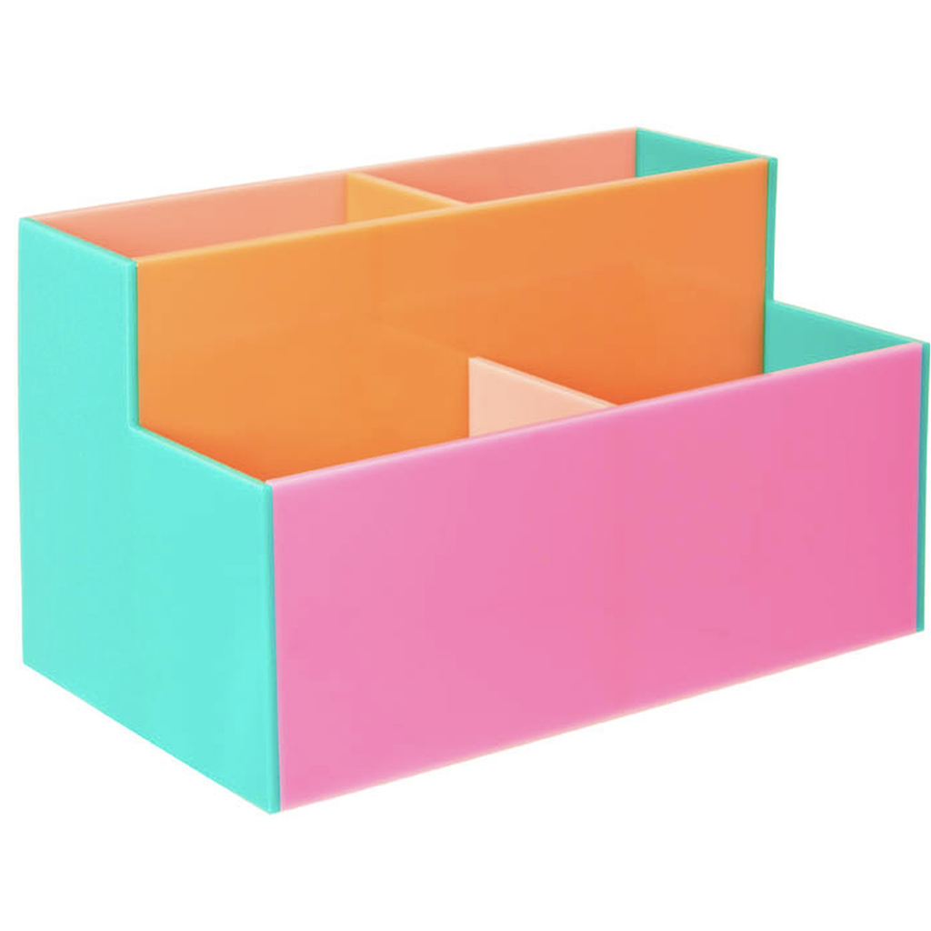 Color Block Acrylic Desk Organizer
