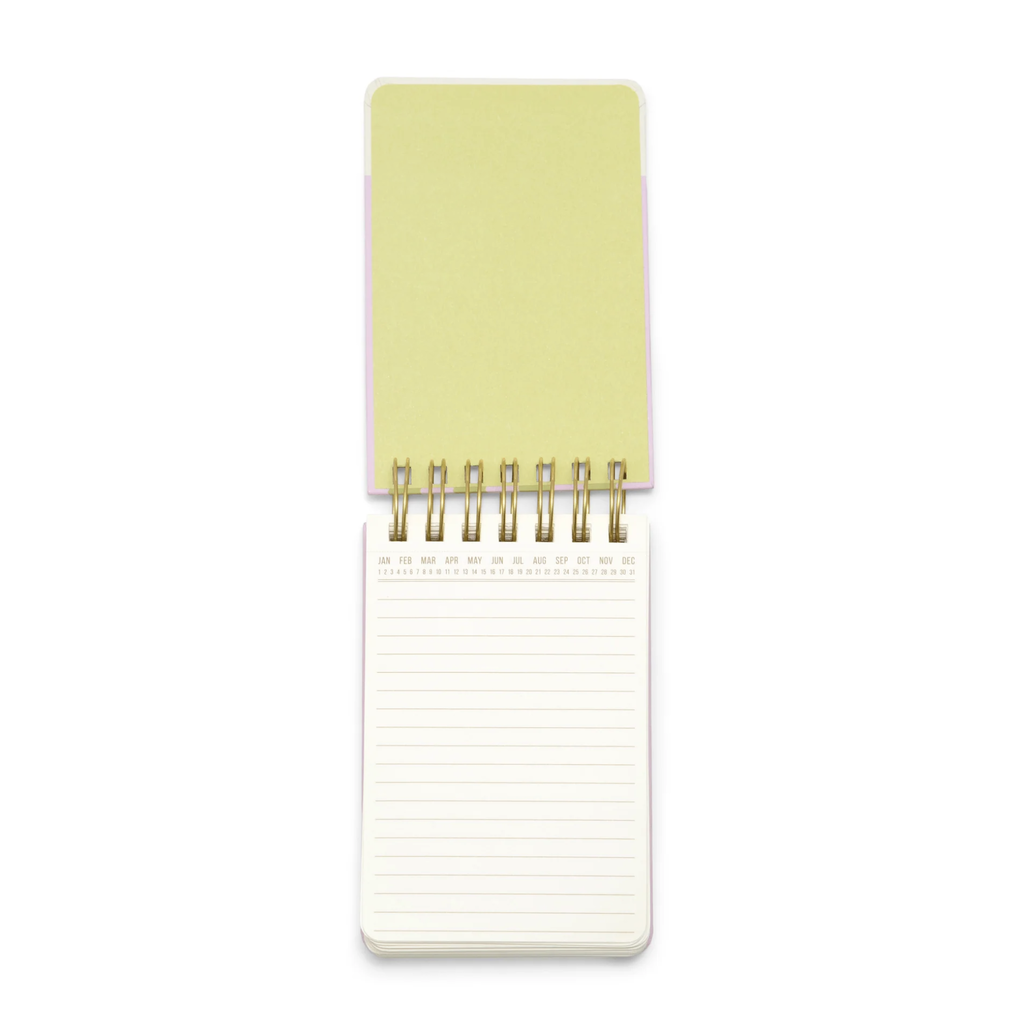 Wavy Stripes Wire Notepad