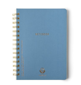 Classic Blue Medium Twin Wire Notebook