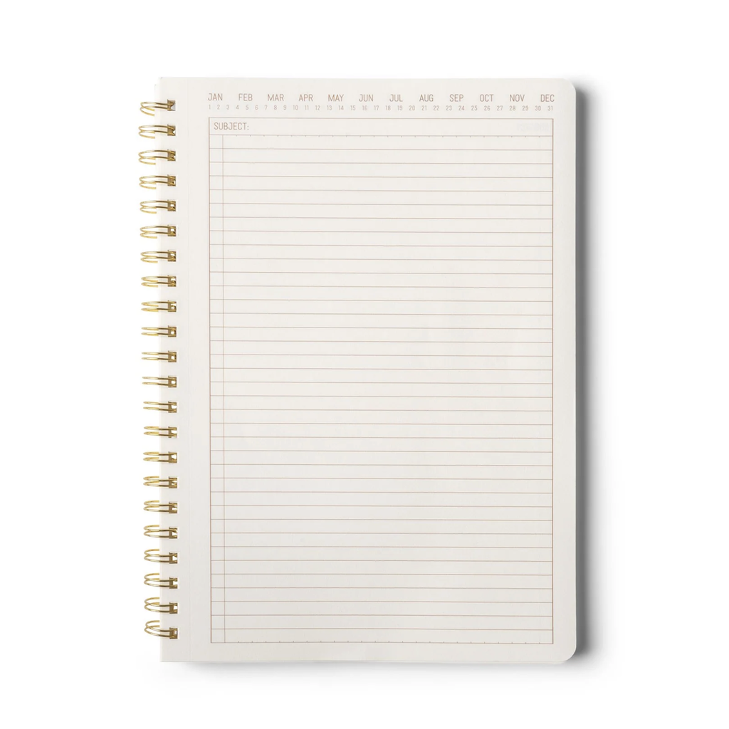 Classic Blue Medium Twin Wire Notebook
