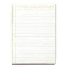 Colorblock Notepad - Chartreuse & Pink