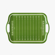 Football Field Bamboo Resusable Tray
