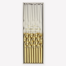 Gold Dipped Twisted Candles