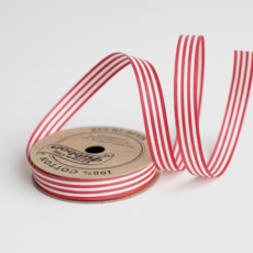 Red & White Curling Ribbon