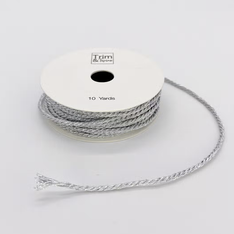 Silver Twisted Cord