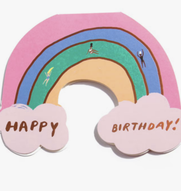 Rainbow Shaped Birthday Card
