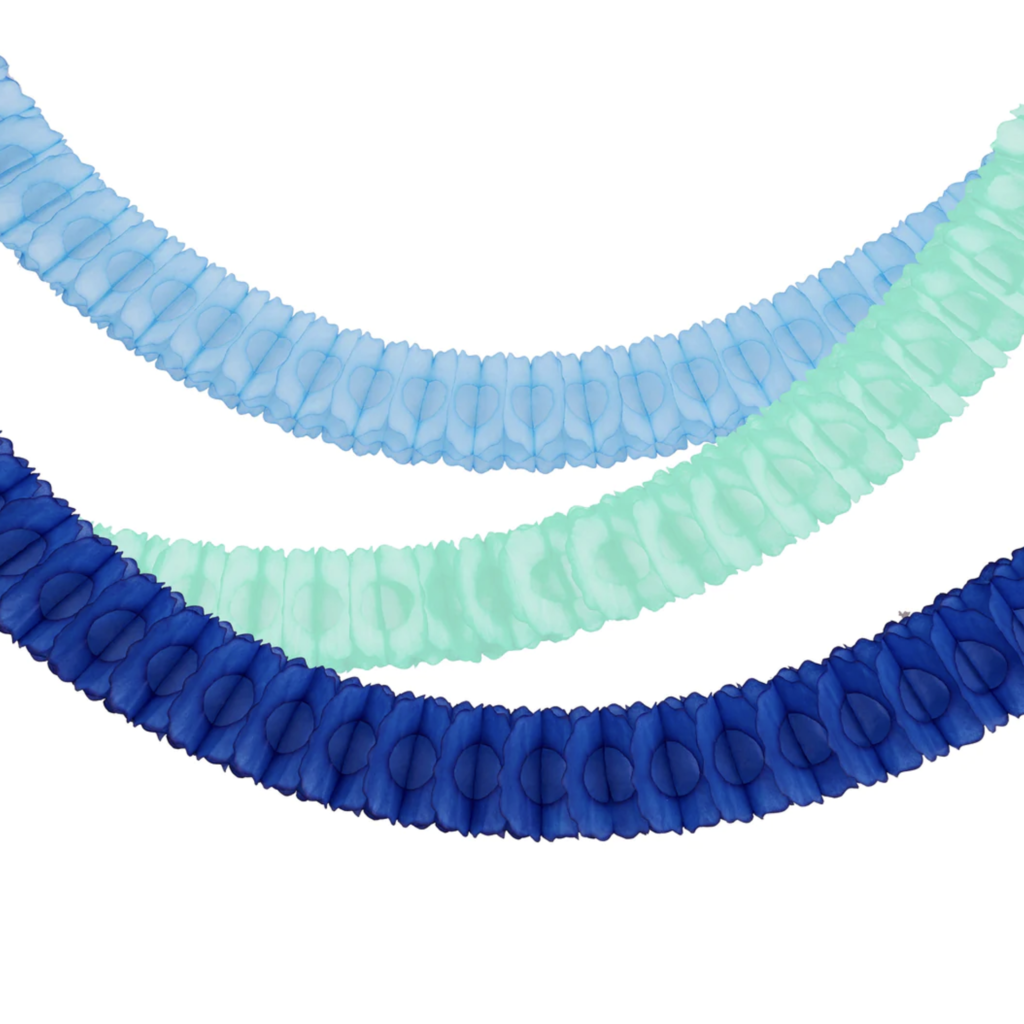 Blue Honeycomb Garlands