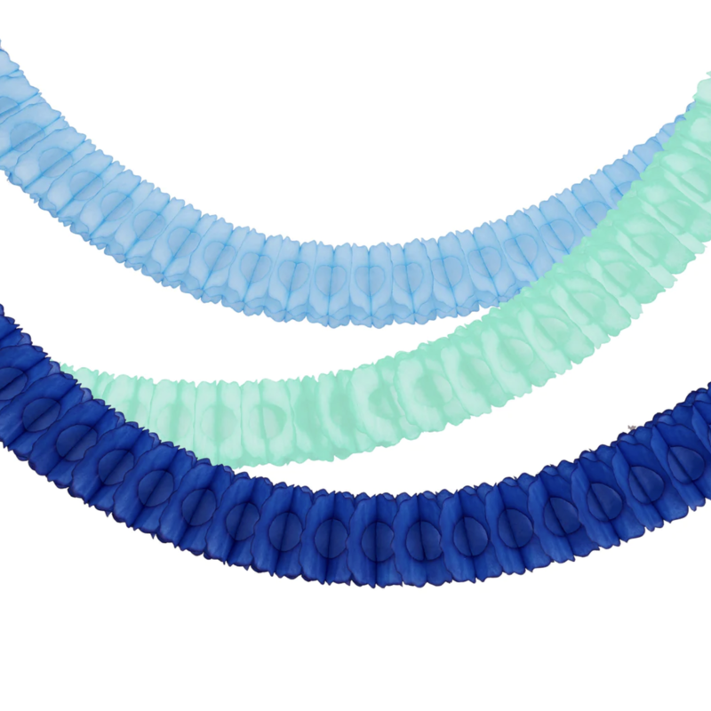 Blue Honeycomb Garlands