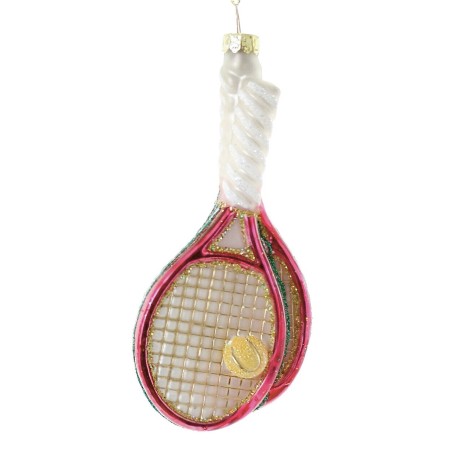 Tennis Racket Ornament - Rock Paper Scissors