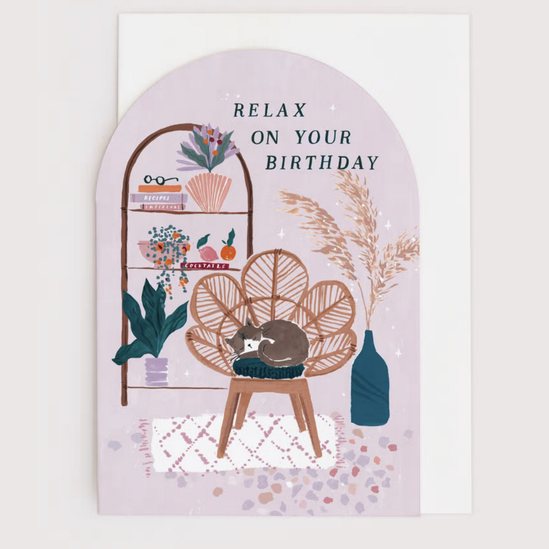 Relax On Your Birthday Card