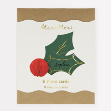 Holly Honeycomb Place Cards