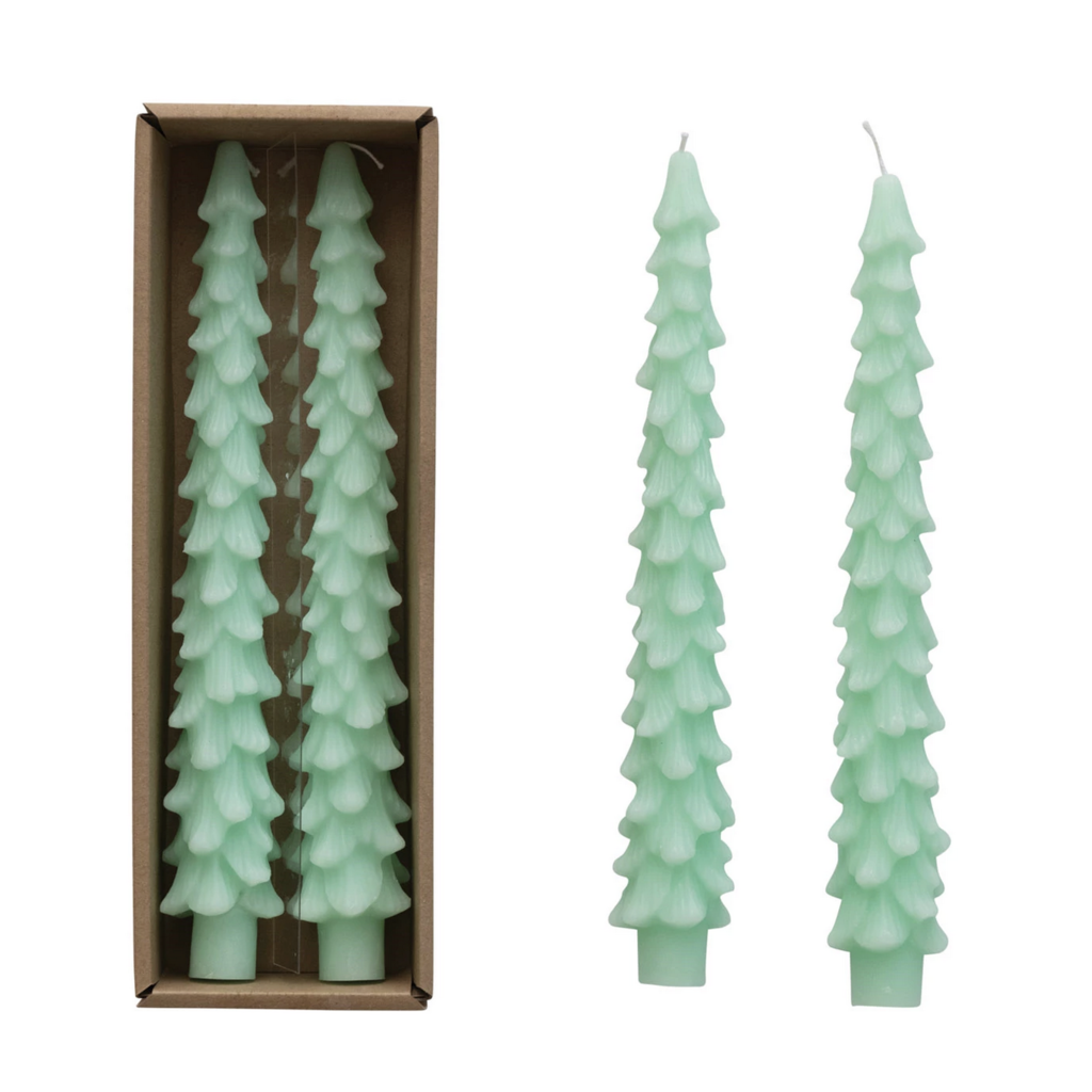 Tall Tree Shaped Taper Candles