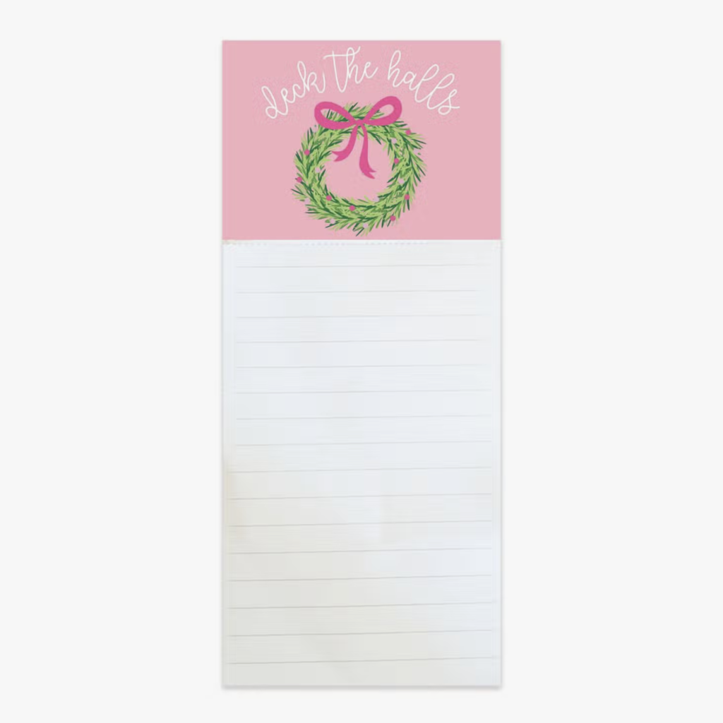 Deck the Halls Magnetic Notepad