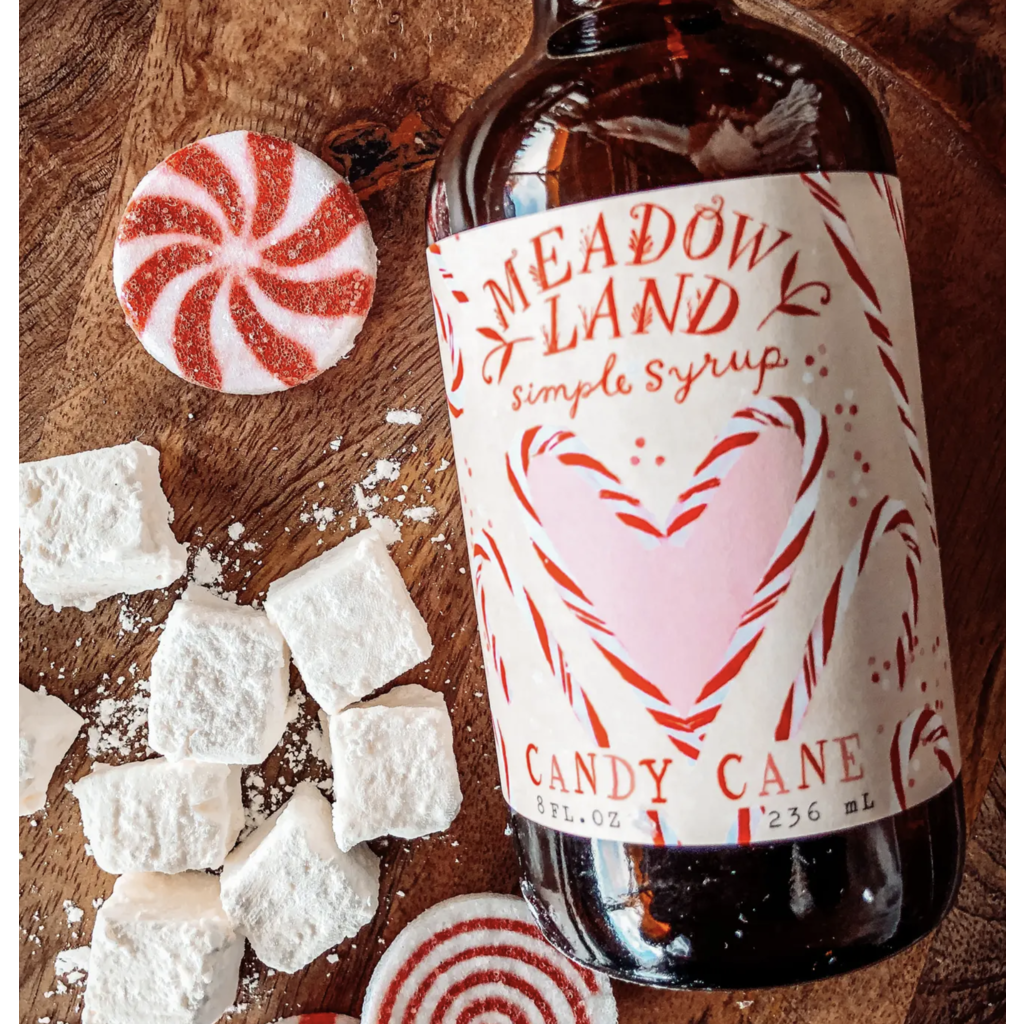 Candy Cane Simple Syrup Rock Paper Scissors