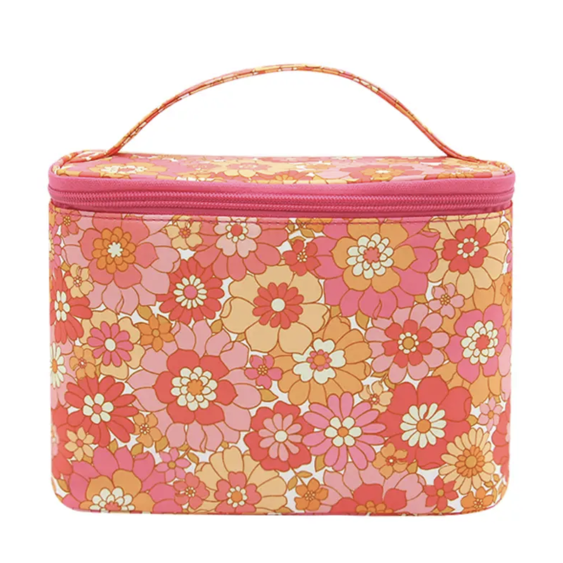 Floral Cosmetic Travel Bag