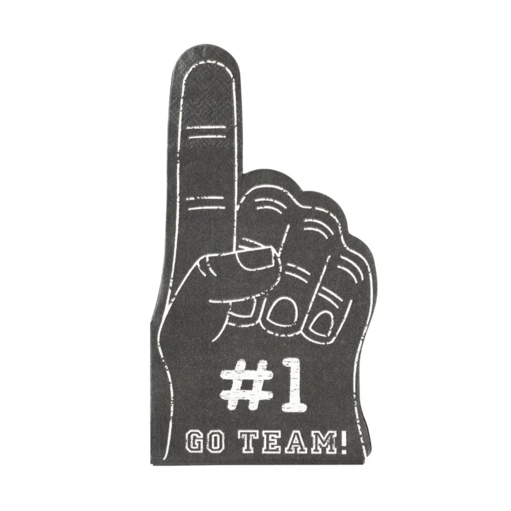 Football #1 Hand Shaped Napkins