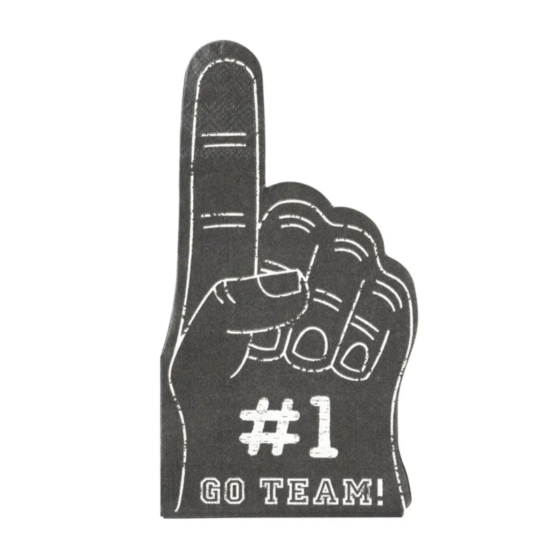 Football #1 Hand Shaped Napkins