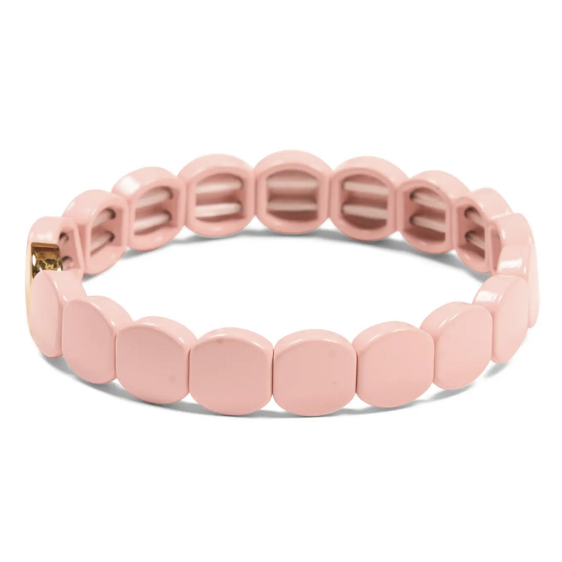 Light Pink Tile Bracelet
