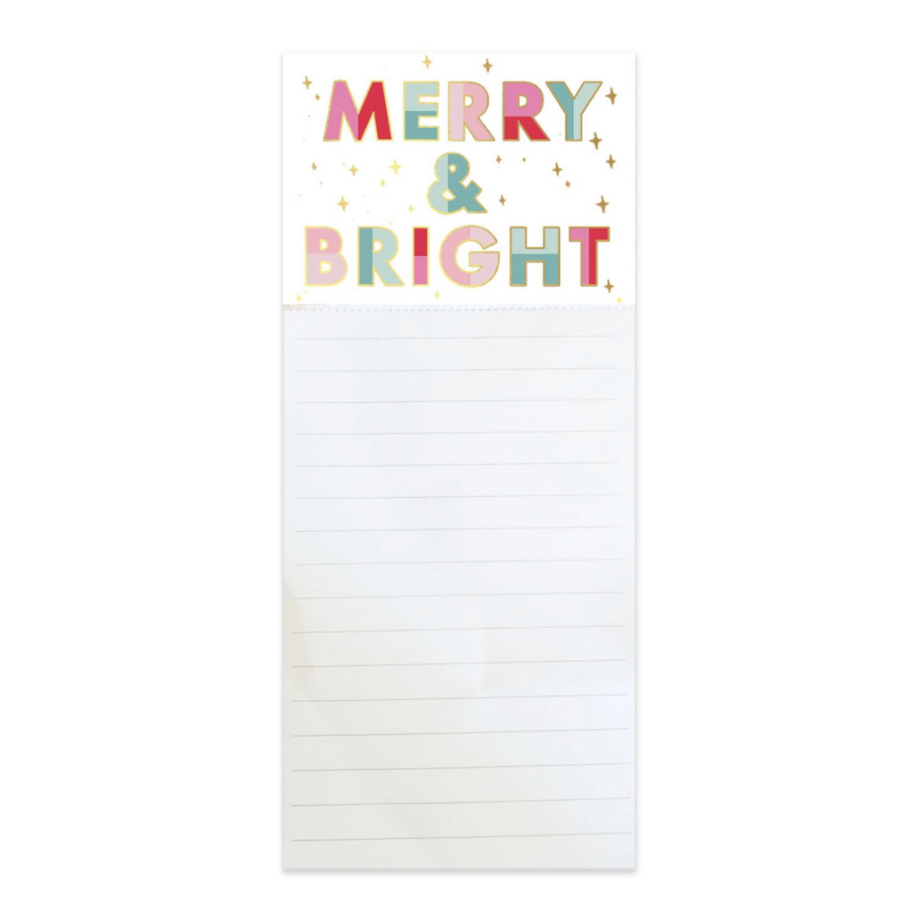 Magnetic Notepad Merry & Bright