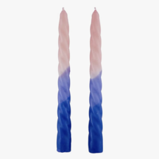 Taper Candle - Pink/Blue