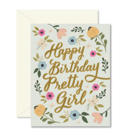 Happy Birthday Pretty Girl Card