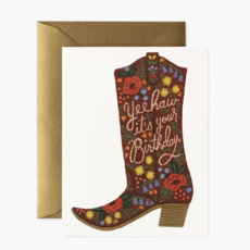 Birthday Boot Card