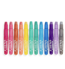 Rainbow Sparkle Metallic Watercolor Gel Crayons
