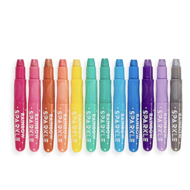 Rainbow Sparkle Metallic Watercolor Gel Crayons