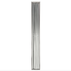 Silver Tall Tapered Candles