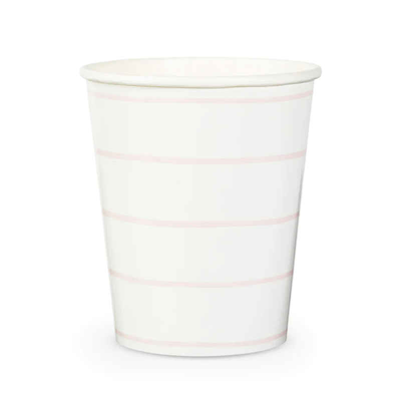Blush Striped 9oz Cups