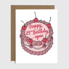 Happy 29th Birthday Again Card