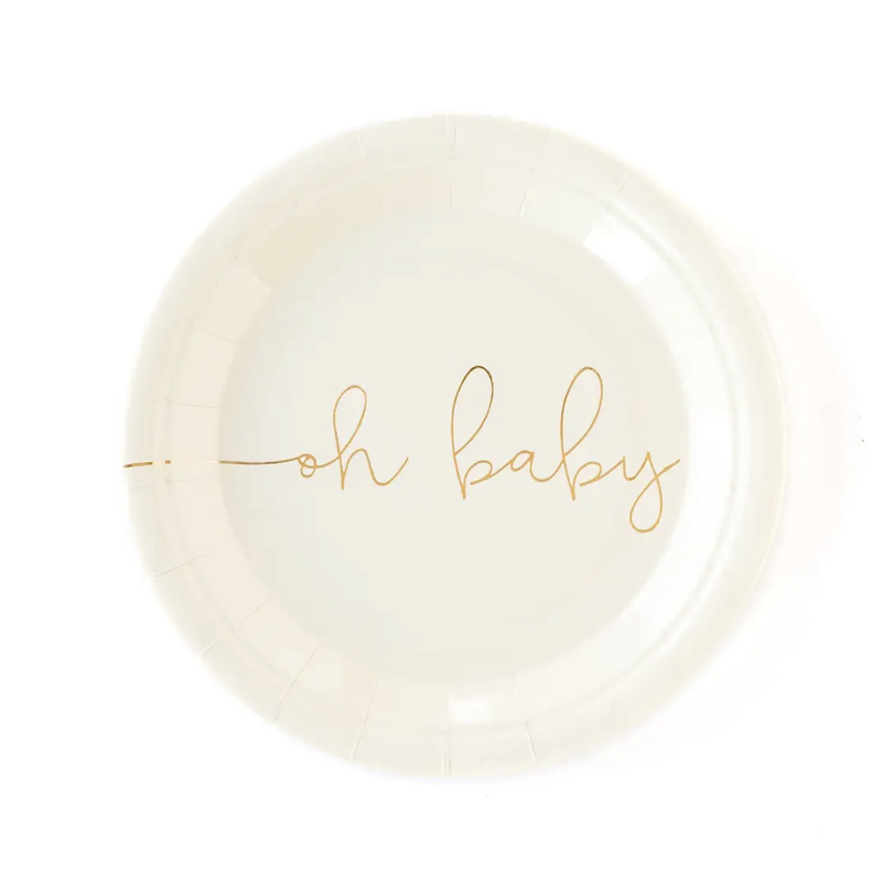 Basic Oh Baby Plates