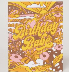 Trippy Birthday Babe Card