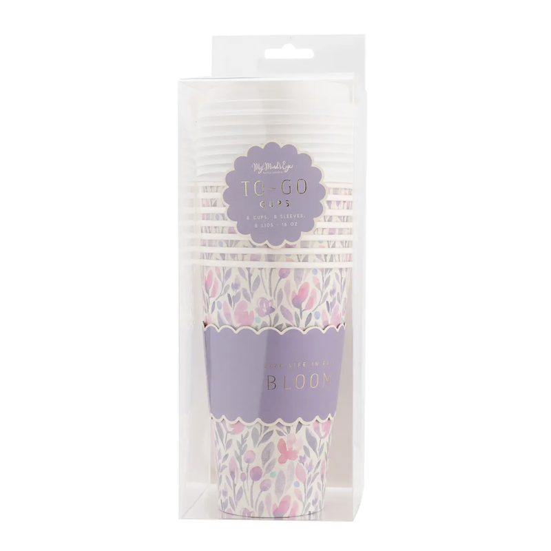 Watercolor Floral To-Go Cup