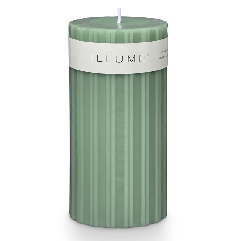 Hinoki Sage Medium Pillar Candle