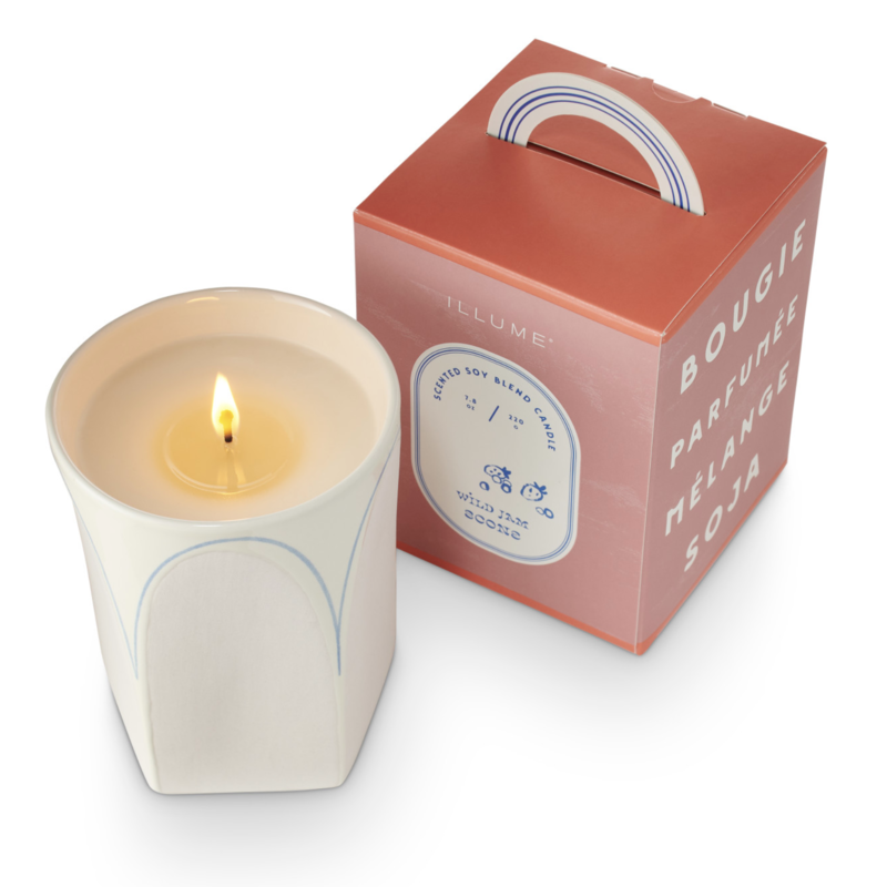 Wild Jam Scone Petite Ceramic Candle