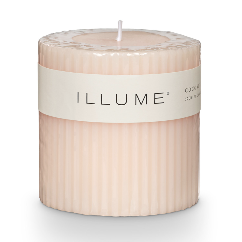 Coconut Milk Mango Small Pillar Candle