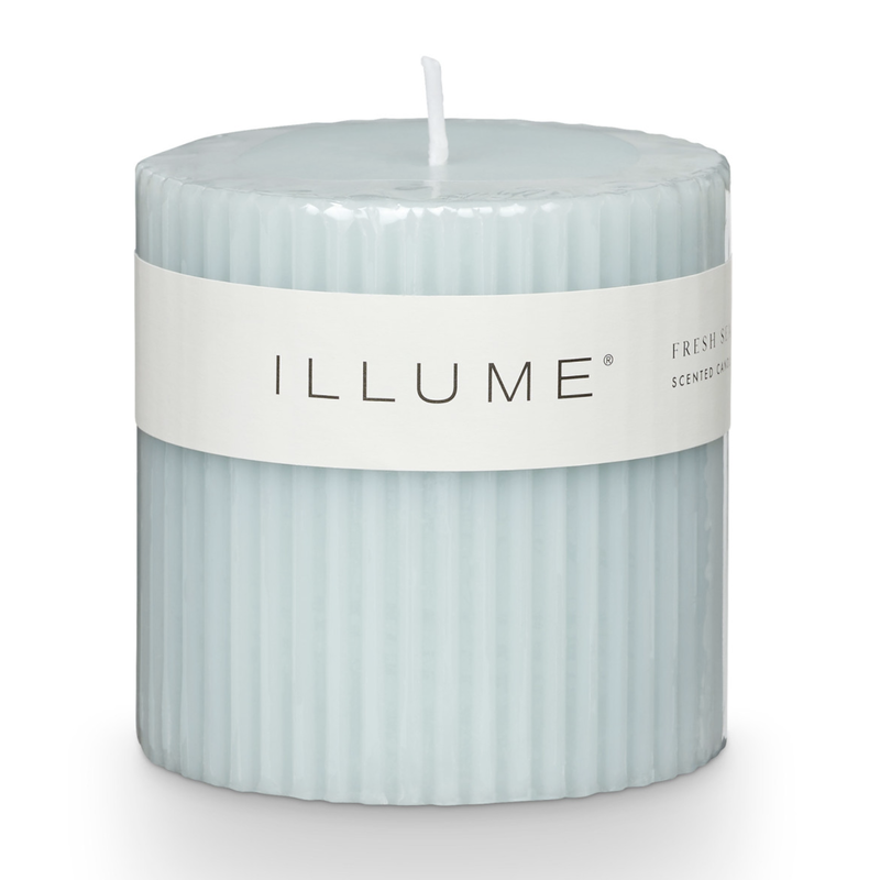 Fresh Sea Salt Small Pillar Candle