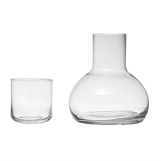 Glass Carafe & Glass