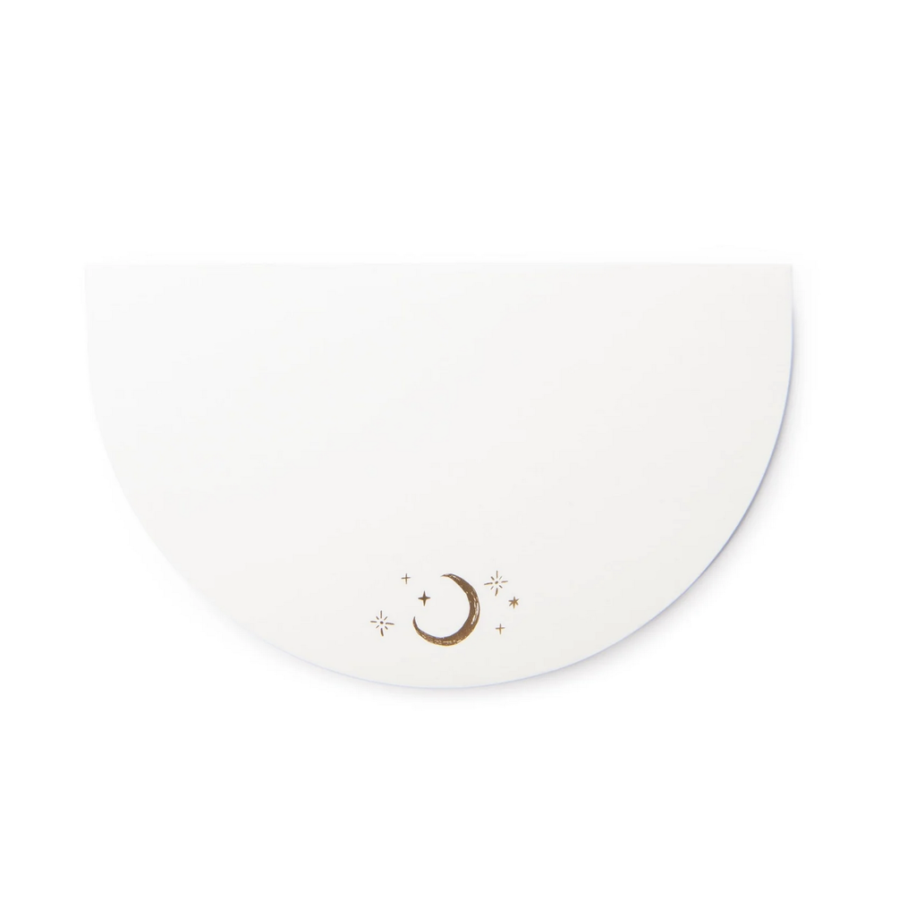 Celestial Half Moon Notepad