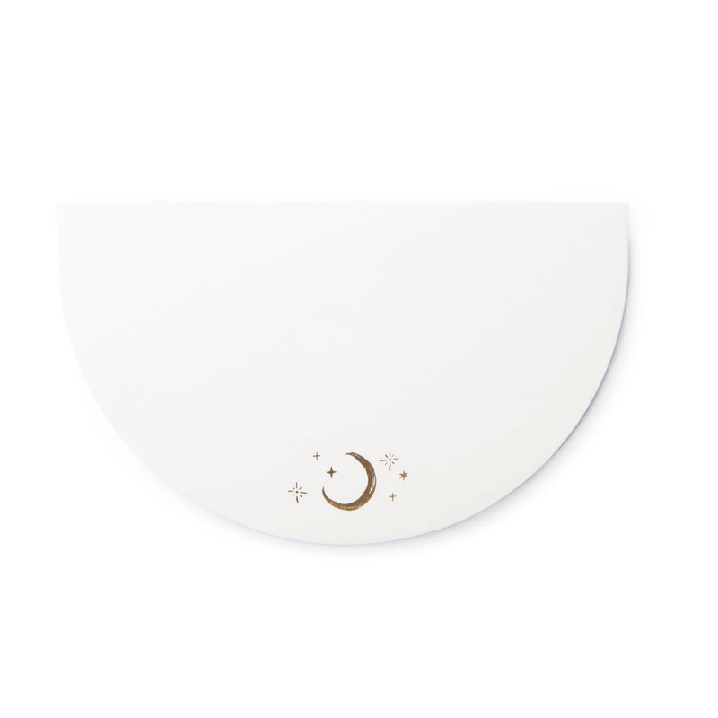 Celestial Half Moon Notepad