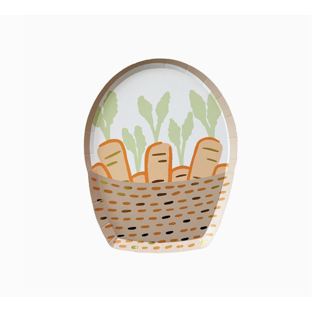 Carrots Easter Basket Small Plates