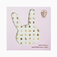 Bunnies In The Garden Nail Stickers