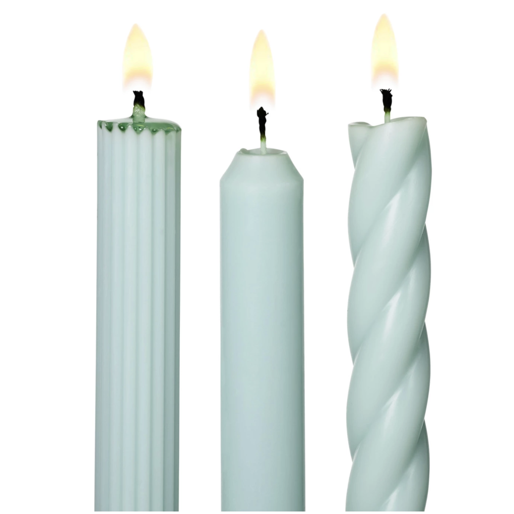 Light Blue Assorted Candle Tapers