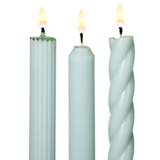 Light Blue Assorted Candle Tapers