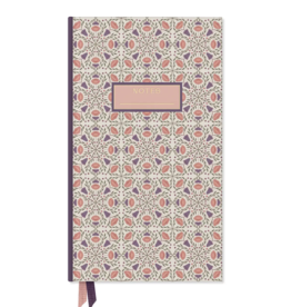 Ivory Folk Pattern Pocket Journal