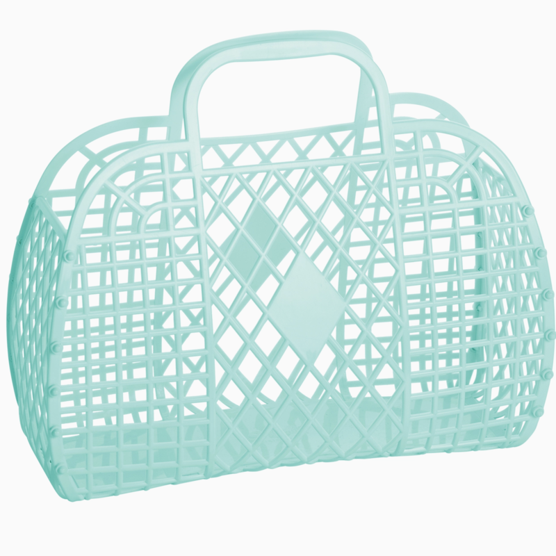 Retro Basket Jelly Bag - Large Mint